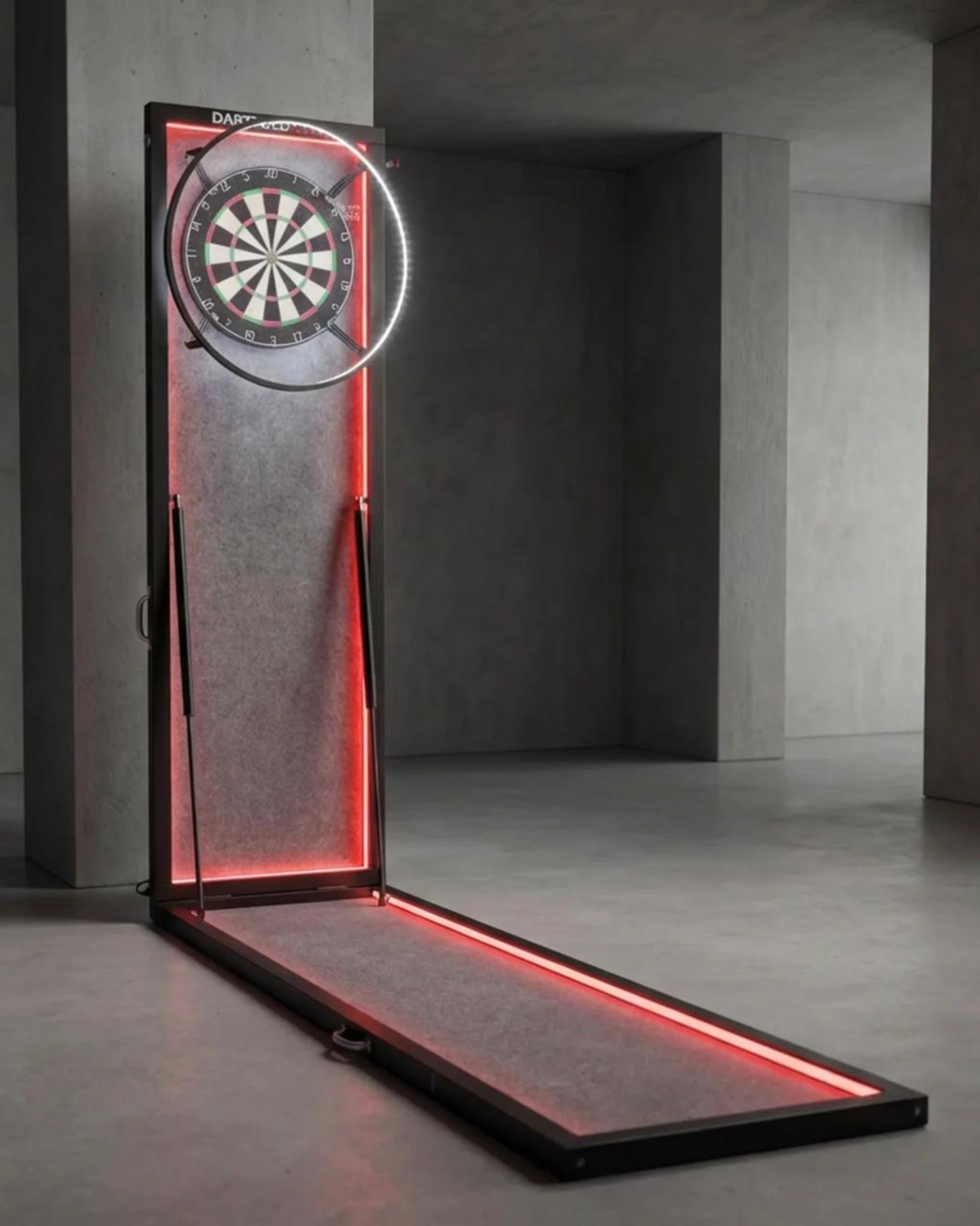 Dartfold LED Starterkit PRO met Target Corona Vision, volledig verlicht