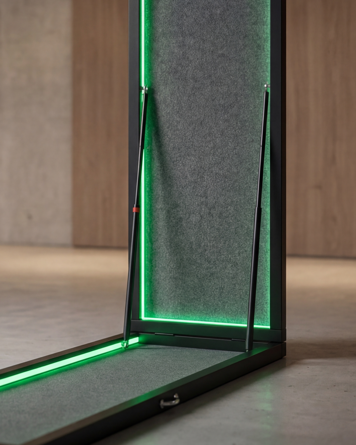 Dartfold LED dartbaan in de woonkamer