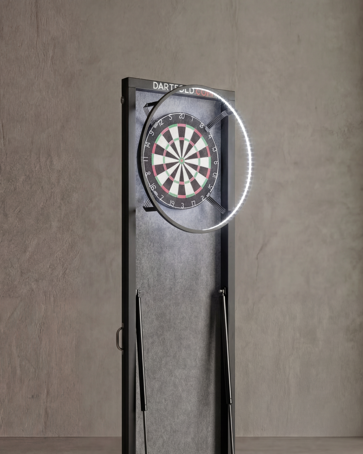 Target Corona Vision ledring op het dartbord van de Dartfold