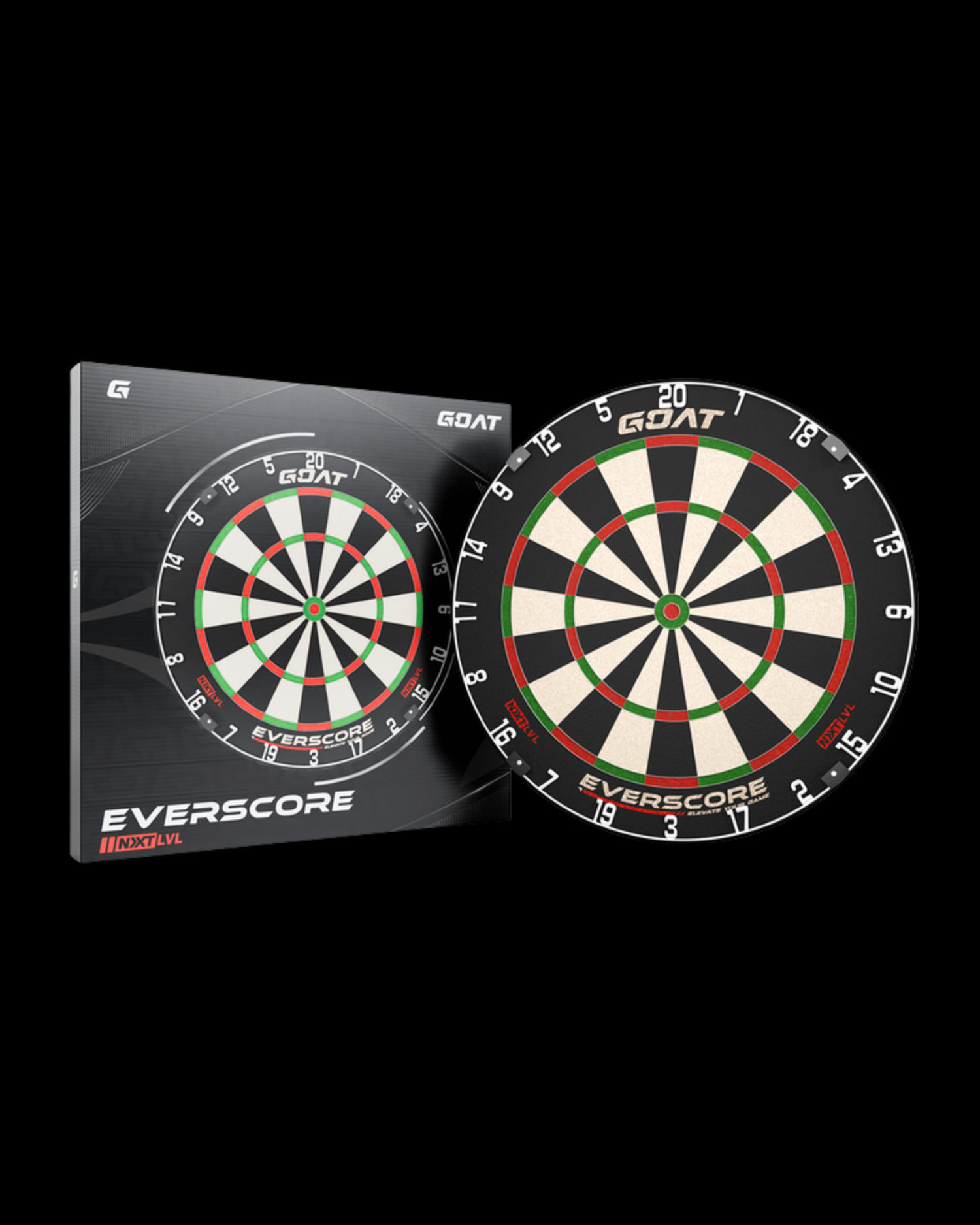 GOAT Everscore NXT LVL - Professionelle Dartscheibe